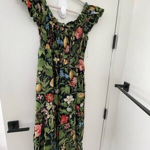 Floral Off-Shoulder Maxi Dress